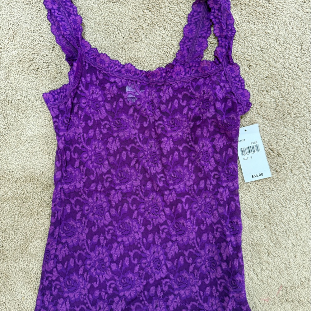 Hanky Panky Vibrant Purple Lace Shapewear - Picture 3 of 6